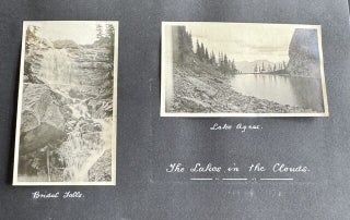 1916-1918 CROSS-CANADA PHOTO ALBUM BANFF VANCOUVER REGINA NOVA SCOTIA CHICAGO MILWAUKEE 270 PHOTOS