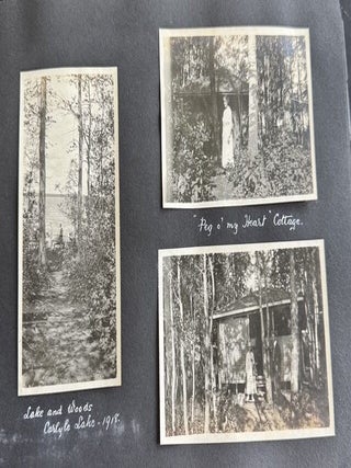 1916-1918 CROSS-CANADA PHOTO ALBUM BANFF VANCOUVER REGINA NOVA SCOTIA CHICAGO MILWAUKEE 270 PHOTOS