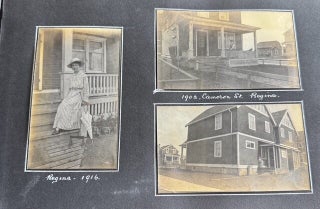 1916-1918 CROSS-CANADA PHOTO ALBUM BANFF VANCOUVER REGINA NOVA SCOTIA CHICAGO MILWAUKEE 270 PHOTOS