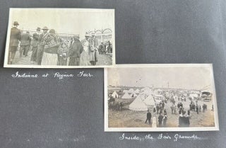 1916-1918 CROSS-CANADA PHOTO ALBUM BANFF VANCOUVER REGINA NOVA SCOTIA CHICAGO MILWAUKEE 270 PHOTOS