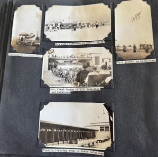 1930s WOMAN PHOTOGRAPHER PHOTO ALBUM ORANGE MASSACHUSETTS 400+ SNAPSHOTS 1936 FLOOD HAMPTON BEACH AIRMEET