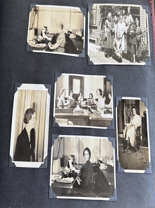 1930s WOMAN PHOTOGRAPHER PHOTO ALBUM ORANGE MASSACHUSETTS 400+ SNAPSHOTS 1936 FLOOD HAMPTON BEACH AIRMEET