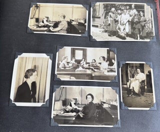 1930s WOMAN PHOTOGRAPHER PHOTO ALBUM ORANGE MASSACHUSETTS 400+ SNAPSHOTS 1936 FLOOD HAMPTON BEACH AIRMEET