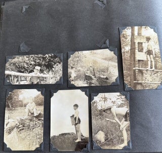1930s WOMAN PHOTOGRAPHER PHOTO ALBUM ORANGE MASSACHUSETTS 400+ SNAPSHOTS 1936 FLOOD HAMPTON BEACH AIRMEET