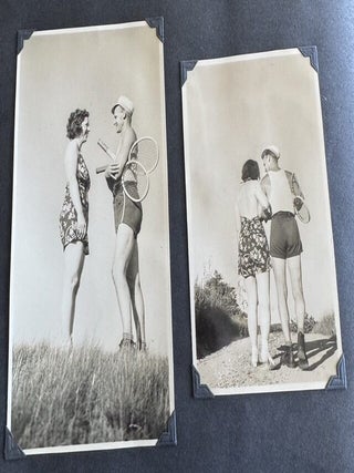 1930s WOMAN PHOTOGRAPHER PHOTO ALBUM ORANGE MASSACHUSETTS 400+ SNAPSHOTS 1936 FLOOD HAMPTON BEACH AIRMEET