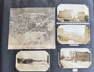 1930s WOMAN PHOTOGRAPHER PHOTO ALBUM ORANGE MASSACHUSETTS 400+ SNAPSHOTS 1936 FLOOD HAMPTON BEACH AIRMEET