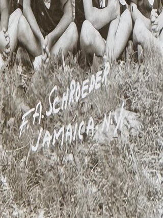 1952 CAMP ROPIOA PANORAMIC GROUP PHOTOGRAPH JAMAICA NEW YORK BOYS SUMMER CAMP