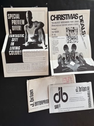 1960S&ndash;EARLY 1970S GAY MALE EROTICA MAIL-ORDER ARCHIVE &mdash; PHYSIQUE / SLIDE / BOOKLET PROMOTIONAL EPHEMERA WITH ENVELOPES