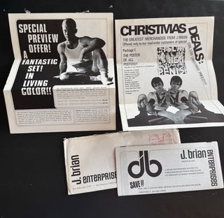 1960S–EARLY 1970S GAY MALE EROTICA MAIL-ORDER ARCHIVE — PHYSIQUE / SLIDE / BOOKLET PROMOTIONAL EPHEMERA WITH ENVELOPES