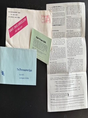 1960S&ndash;EARLY 1970S GAY MALE EROTICA MAIL-ORDER ARCHIVE &mdash; PHYSIQUE / SLIDE / BOOKLET PROMOTIONAL EPHEMERA WITH ENVELOPES
