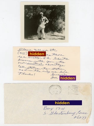 1969 SAN FRANCISCO MALE-TO-MALE PHOTO SOLICITATION LETTER WITH SNAPSHOT