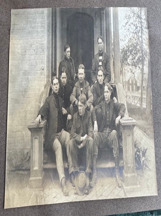 COLORADO SCHOOL OF MINES STUDENT PHOTO ALBUM WITH MINING, SMELTING, ATHLETICS, FRATERNITY AND GOLDEN, COLORADO VIEWS, 1902&ndash;1903