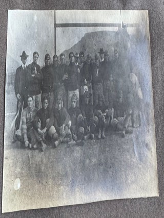 COLORADO SCHOOL OF MINES STUDENT PHOTO ALBUM WITH MINING, SMELTING, ATHLETICS, FRATERNITY AND GOLDEN, COLORADO VIEWS, 1902&ndash;1903