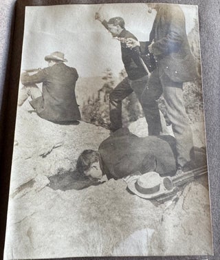 COLORADO SCHOOL OF MINES STUDENT PHOTO ALBUM WITH MINING, SMELTING, ATHLETICS, FRATERNITY AND GOLDEN, COLORADO VIEWS, 1902–1903