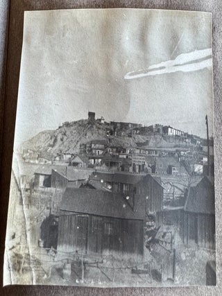 COLORADO SCHOOL OF MINES STUDENT PHOTO ALBUM WITH MINING, SMELTING, ATHLETICS, FRATERNITY AND GOLDEN, COLORADO VIEWS, 1902&ndash;1903