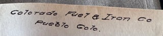 COLORADO SCHOOL OF MINES STUDENT PHOTO ALBUM WITH MINING, SMELTING, ATHLETICS, FRATERNITY AND GOLDEN, COLORADO VIEWS, 1902–1903
