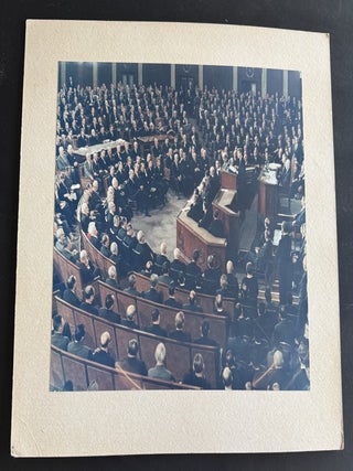 Vintage JFK Color Photograph, May 25, 1961 &mdash; Historic Moon Speech to Congress &mdash; James J....