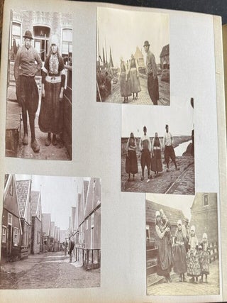 ITALY, THE NETHERLANDS, AND MEDITERRANEAN TRAVEL ALBUM WITH 259 PHOTOGRAPHS, CIRCA 1900&ndash;1910