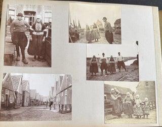 ITALY, THE NETHERLANDS, AND MEDITERRANEAN TRAVEL ALBUM WITH 259 PHOTOGRAPHS, CIRCA 1900–1910