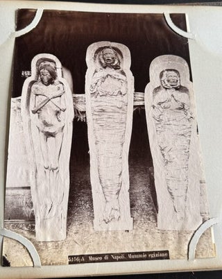 ITALY, THE NETHERLANDS, AND MEDITERRANEAN TRAVEL ALBUM WITH 259 PHOTOGRAPHS, CIRCA 1900–1910
