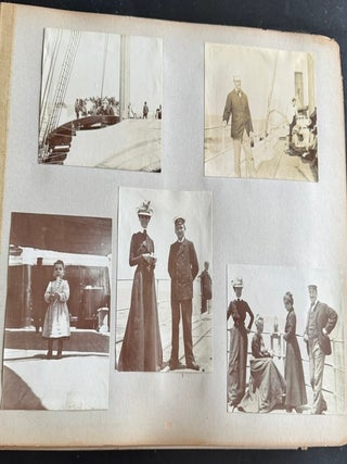 ITALY, THE NETHERLANDS, AND MEDITERRANEAN TRAVEL ALBUM WITH 259 PHOTOGRAPHS, CIRCA 1900&ndash;1910