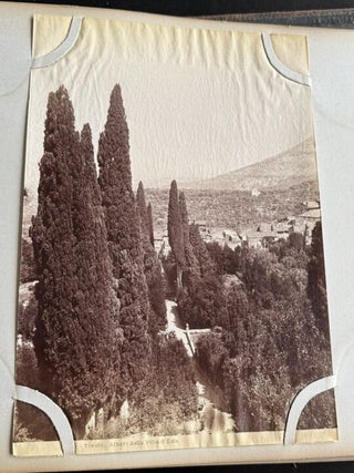 ITALY, THE NETHERLANDS, AND MEDITERRANEAN TRAVEL ALBUM WITH 259 PHOTOGRAPHS, CIRCA 1900&ndash;1910