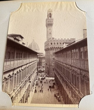 ITALY, THE NETHERLANDS, AND MEDITERRANEAN TRAVEL ALBUM WITH 259 PHOTOGRAPHS, CIRCA 1900–1910
