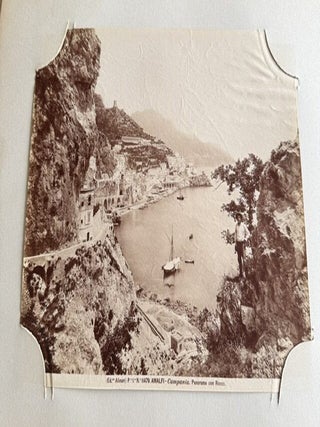 ITALY, THE NETHERLANDS, AND MEDITERRANEAN TRAVEL ALBUM WITH 259 PHOTOGRAPHS, CIRCA 1900&ndash;1910