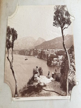 ITALY, THE NETHERLANDS, AND MEDITERRANEAN TRAVEL ALBUM WITH 259 PHOTOGRAPHS, CIRCA 1900&ndash;1910