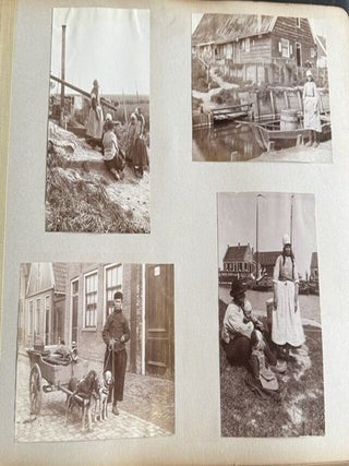 ITALY, THE NETHERLANDS, AND MEDITERRANEAN TRAVEL ALBUM WITH 259 PHOTOGRAPHS, CIRCA 1900&ndash;1910