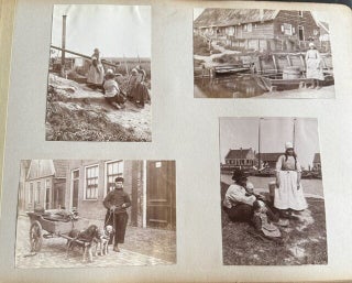ITALY, THE NETHERLANDS, AND MEDITERRANEAN TRAVEL ALBUM WITH 259 PHOTOGRAPHS, CIRCA 1900–1910