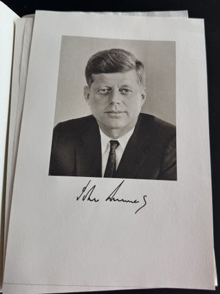 JOHN F. KENNEDY 1961 PRESIDENTIAL INAUGURATION INVITATION, PROGRAM, TICKET & PORTRAITS