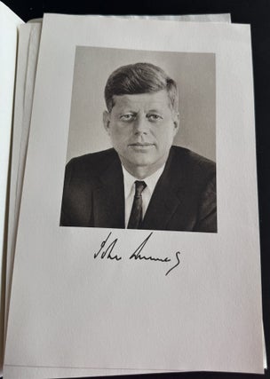 JOHN F. KENNEDY 1961 PRESIDENTIAL INAUGURATION INVITATION, PROGRAM, TICKET & PORTRAITS