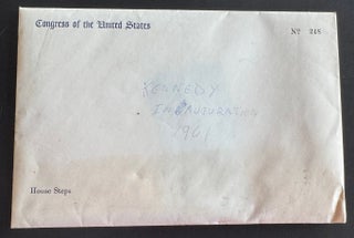 JOHN F. KENNEDY 1961 PRESIDENTIAL INAUGURATION INVITATION, PROGRAM, TICKET & PORTRAITS