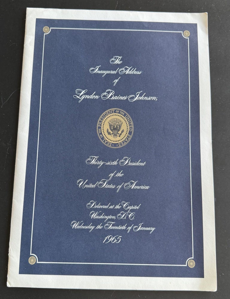 Item #1729 LYNDON B. JOHNSON 1965 OFFICIAL INAUGURATION KIT WITH PARCHMENT BROADSIDE AND ORIGINAL MAILING ENVELOPE