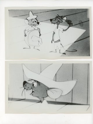 ANONYMOUS COLLECTION OF PHOTOGRAPHS OF ANIMATED CARTOONS TAKEN FROM TELEVISION