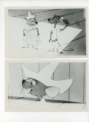 ANONYMOUS COLLECTION OF PHOTOGRAPHS OF ANIMATED CARTOONS TAKEN FROM TELEVISION