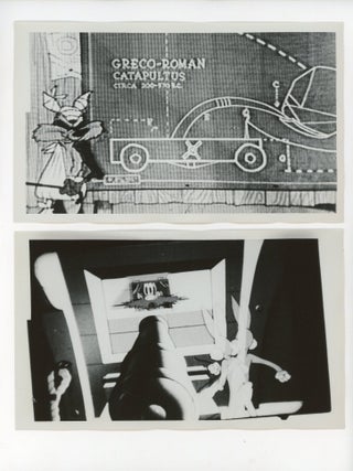 ANONYMOUS COLLECTION OF PHOTOGRAPHS OF ANIMATED CARTOONS TAKEN FROM TELEVISION