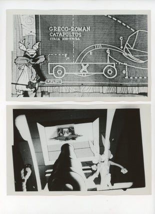 ANONYMOUS COLLECTION OF PHOTOGRAPHS OF ANIMATED CARTOONS TAKEN FROM TELEVISION