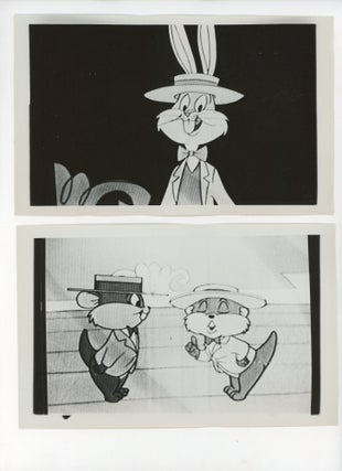 ANONYMOUS COLLECTION OF PHOTOGRAPHS OF ANIMATED CARTOONS TAKEN FROM TELEVISION