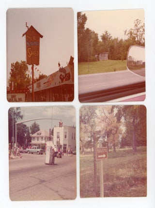 FORTY-NINE COLOR PHOTOGRAPHS DOCUMENTING AMERICAN OUTHOUSES AND PRIVIES, 1970S