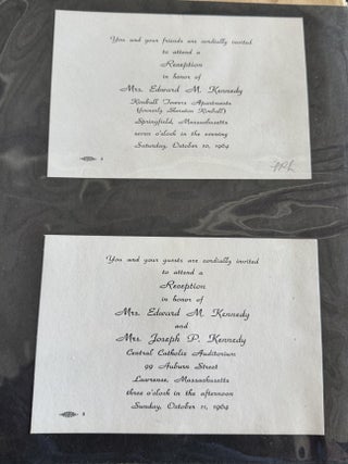 EDWARD M. &ldquo;TED&rdquo; KENNEDY 1964 SENATE REELECTION CAMPAIGN WORKING ARCHIVE FROM THE JAMES J. STAPLETON ESTATE