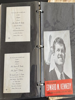 EDWARD M. &ldquo;TED&rdquo; KENNEDY 1964 SENATE REELECTION CAMPAIGN WORKING ARCHIVE FROM THE JAMES J. STAPLETON ESTATE