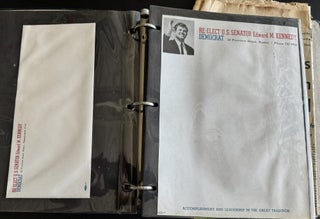 EDWARD M. “TED” KENNEDY 1964 SENATE REELECTION CAMPAIGN WORKING ARCHIVE FROM THE JAMES J. STAPLETON ESTATE