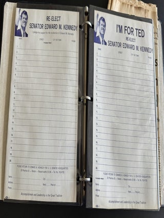 EDWARD M. &ldquo;TED&rdquo; KENNEDY 1964 SENATE REELECTION CAMPAIGN WORKING ARCHIVE FROM THE JAMES J. STAPLETON ESTATE