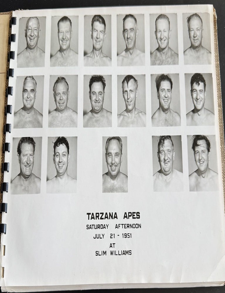 Item #1736 TARZANA APES: 1951 ALL-MALE SOUTHERN CALIFORNIA POOL PARTY PHOTOGRAPH ALBUM