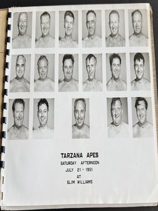 TARZANA APES: 1951 ALL-MALE SOUTHERN CALIFORNIA POOL PARTY PHOTOGRAPH ALBUM