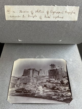 EARLY 20TH-CENTURY TRAVEL PHOTOGRAPH ALBUM: EGYPT, CONSTANTINOPLE, GREECE, DALMATIA, PRAGUE, CORFU, AND THE WEST INDIES