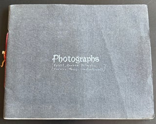 EARLY 20TH-CENTURY TRAVEL PHOTOGRAPH ALBUM: EGYPT, CONSTANTINOPLE, GREECE, DALMATIA, PRAGUE, CORFU, AND THE WEST INDIES