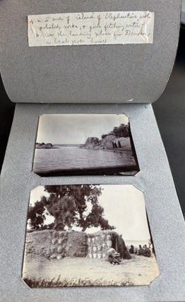 EARLY 20TH-CENTURY TRAVEL PHOTOGRAPH ALBUM: EGYPT, CONSTANTINOPLE, GREECE, DALMATIA, PRAGUE, CORFU, AND THE WEST INDIES